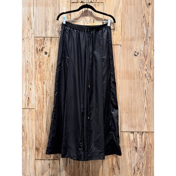 ROQUE WOMEN'S WIDE LEG LIGHTWEIGHT PANT / 4 / BLACK / ITALIAN / SUPER STYLISH / - Picture 2 of 9